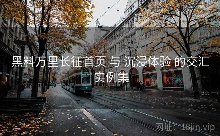 黑料万里长征首页 与 沉浸体验 的交汇 实例集
