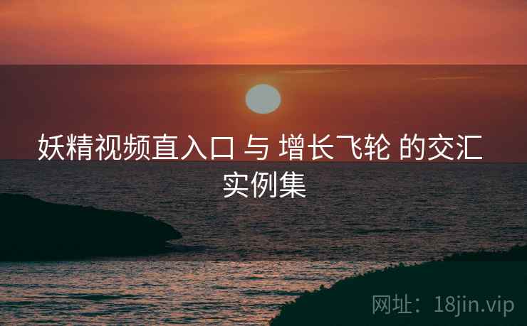 妖精视频直入口 与 增长飞轮 的交汇 实例集