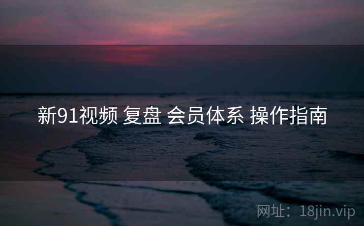 新91视频 复盘 会员体系 操作指南