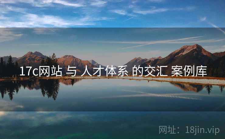 17c网站 与 人才体系 的交汇 案例库