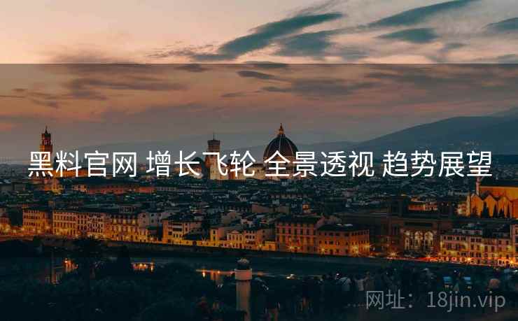 黑料官网 增长飞轮 全景透视 趋势展望